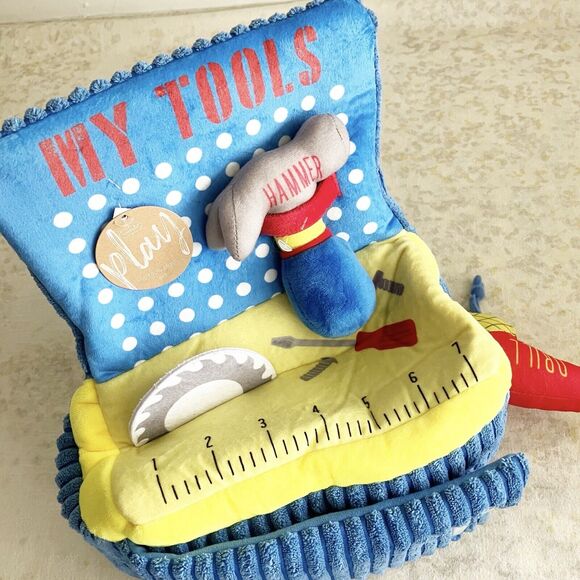 NWT Mudpie Play My Tools Plush Set Work Bench Soft Toy - Picture 3 of 11